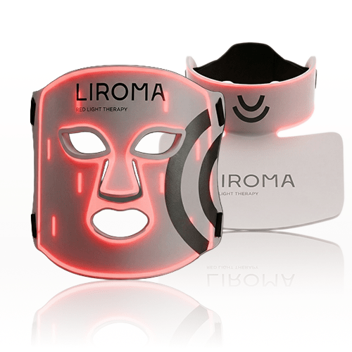 LIROMA GLOW® LED - Masque facial de luminothérapie avec infrarouge & lumière rouge